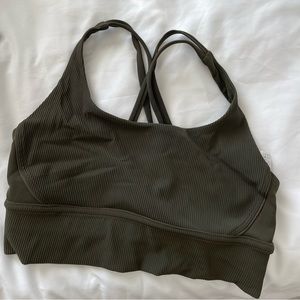 Lululemon Energy Longline Bra Ribbed Luxtreme Medium Support, B-D Cups